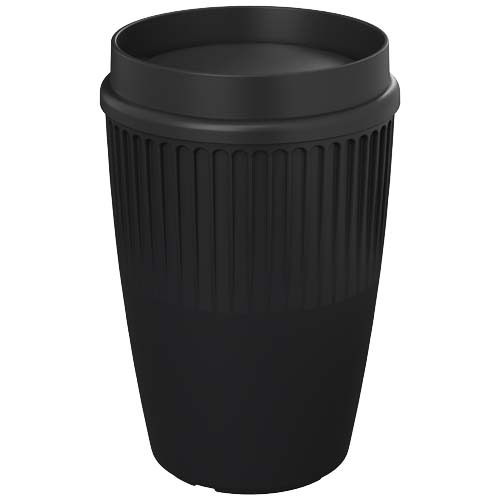 Cirrus POP kubek o pojemności 350 ml z pokrywką 360° Czarny 22052090 