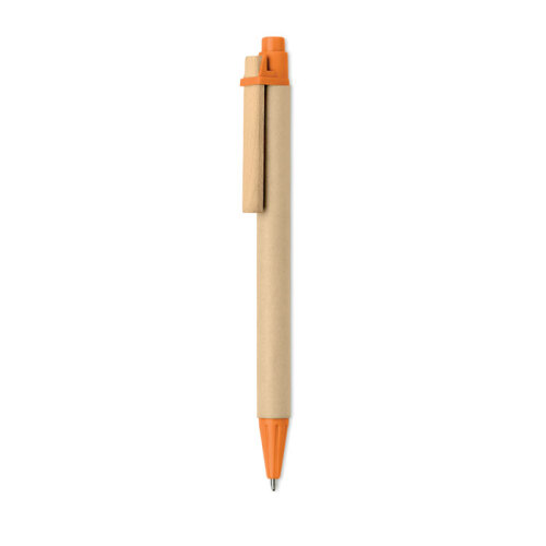 Długopis eko papier/kukurydza pomarańczowy MO6119-10 (1)