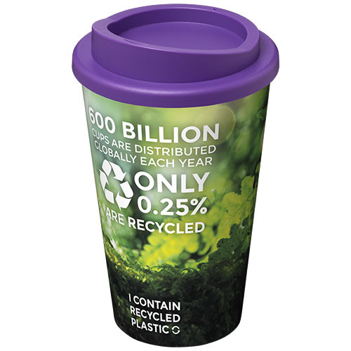 Kubek termiczny z serii Brite-Americano o pojemności 350 ml Fioletowy 21000310 