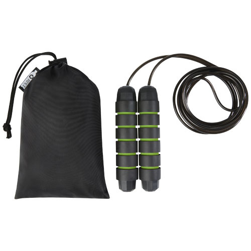 Miękka skakanka Austin w woreczku z plastiku PET z recyklingu Zielone jabłuszko 12702163 (4)