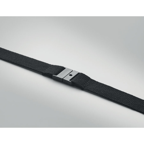 Smycz  bawełniana 20mm Czarny MO6708-03 (2)