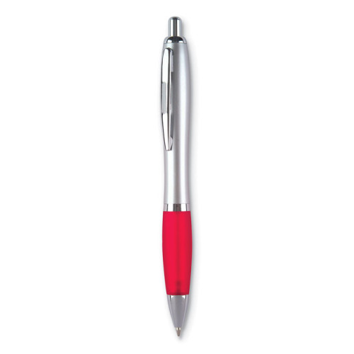 Długopis z miękkim uchwytem czerwony KC3315-05 (3)