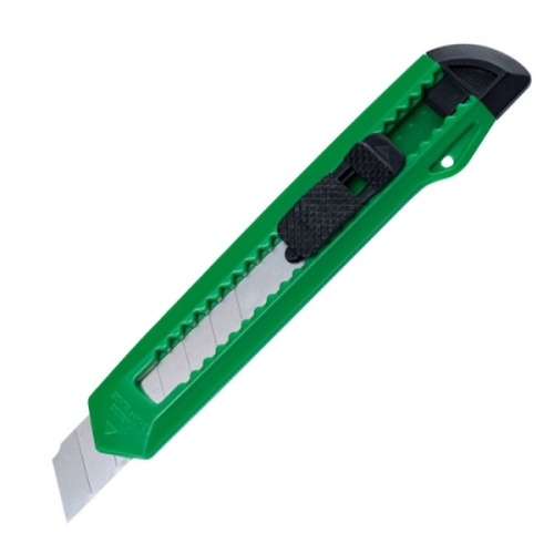 Duży nożyk do kartonu QUITO zielony 900109 