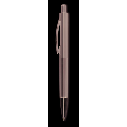 Przyciskany długopis Przezroczysty szary MO8813-27 (1)