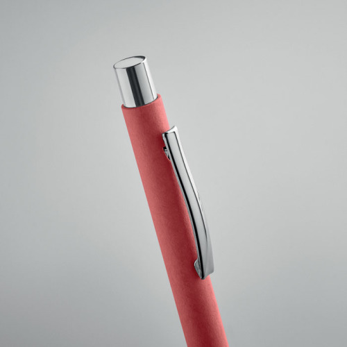 Długopis z papieru (recykling) czerwony MO2067-05 (3)