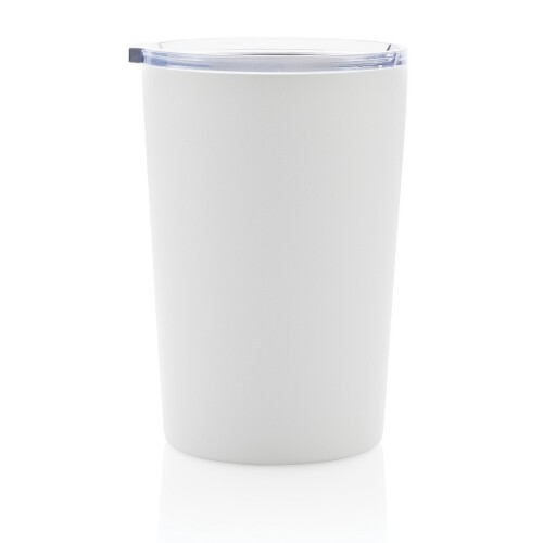 Kubek termiczny 420 ml, stal nierdzewna z recyklingu white P433.053 (2)
