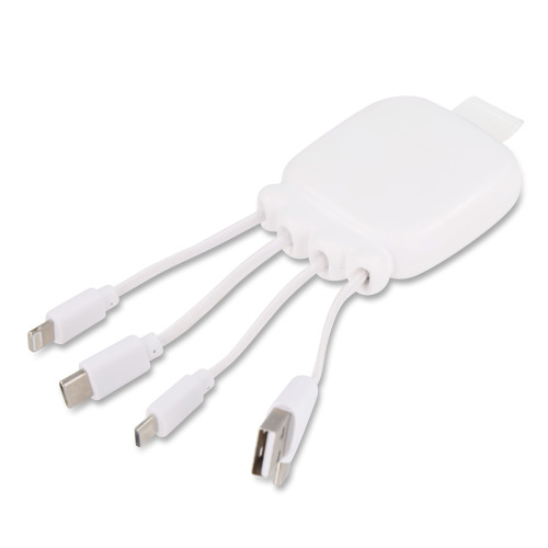 3192 | Xoopar Octopus Gamma 2 Bio Charging cable with 3.000mAh Powerbank Biały LT41410-N0001 (4)
