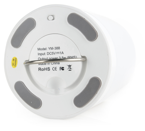 Głośnik Bluetooth z lampą LED na dotyk Biały EG 019006 (2)