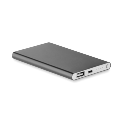 Płaski Powerbank 4000mAh Tytanowy MO8735-18 