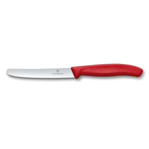 Składany nóż do warzyw i owoców Swiss Classic Victorinox Czerwony