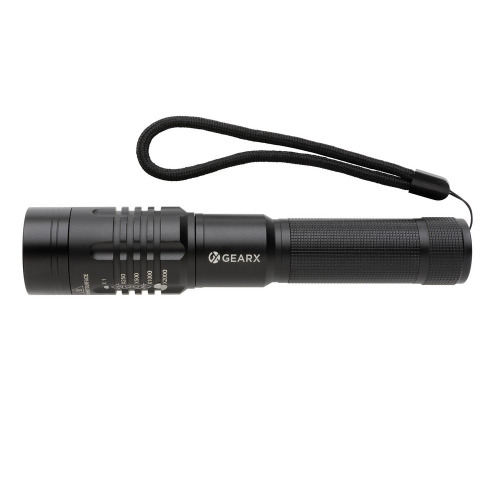Latarka Gear X, ładowana przez USB Czarny P513.851 (2)