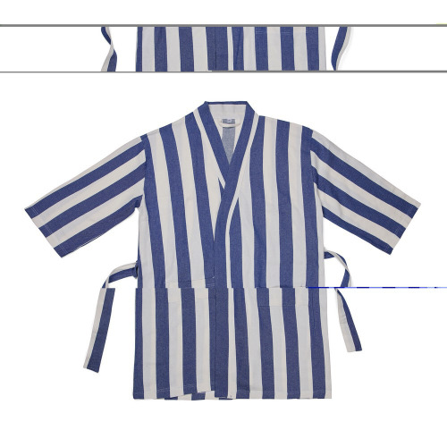 Szlafrok VINGA Ornos L/XL Niebieski VG620-02 (1)