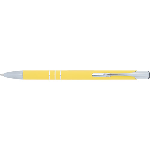 Długopis metalowy soft touch NEW JERSEY żółty 055508 (4)