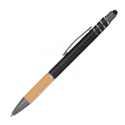 Długopis aluminiowy antystres touch pen MANUELA Czarny 1387603 (1)