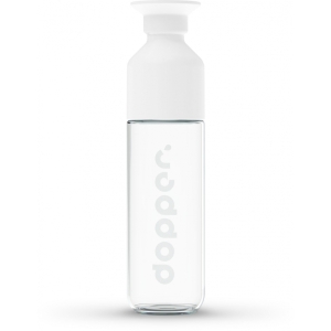 Butelka szklana - Dopper Glass 400ml Biały