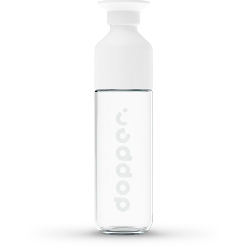 Butelka szklana - Dopper Glass 400ml Biały DO2370 