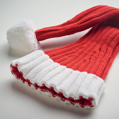 Długa, świąteczna czapka czerwony CX1532-05 (5)