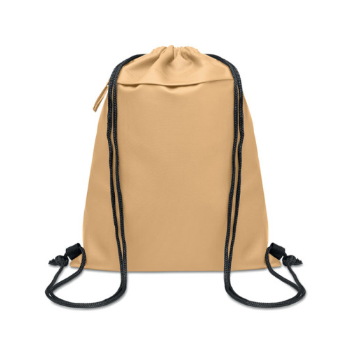 Worek ze sznurkiem 600D RPET Khaki MO2639-39 