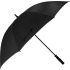 Parasol manualny XL Ø133 cm HURRICAN Czarny 518703 (1) thumbnail