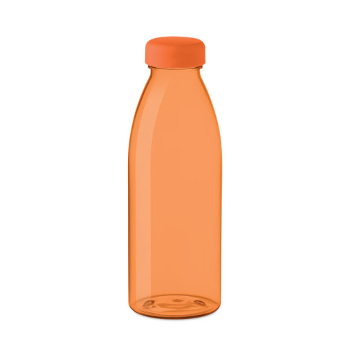 Butelka RPET 500ml przezroczysty pomarańczowy MO6555-29 