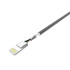 Nylonowy kabel do transferu danych LK30 Lightning Quick Charge 3.0 różowy EG 818511 (2) thumbnail