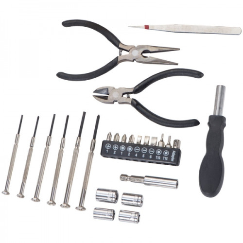 Zestaw narzędzi - kalendarz adwentowy LEIRVIK Szary 062107 (3)