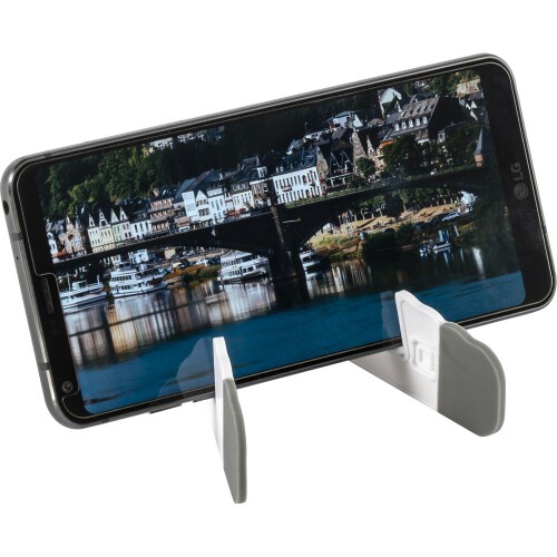 Składany stojak na telefon komórkowy lub tablet biały V2959-02 (7)