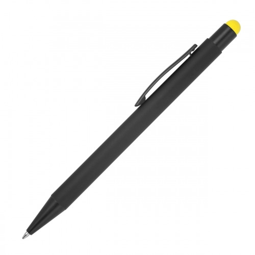 Długopis metalowy touch pen soft touch OHARA żółty 462408 (1)