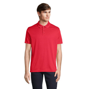 PITCHER UNISEX POLO Czerwony