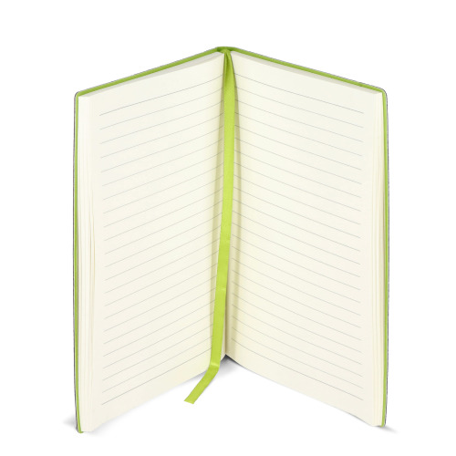 Notatnik Yuzu z miękką okładką Thermo A5 Czarny / jasnozielony LT92091-N0232 (6)