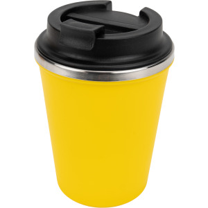 Kubek termiczny 350 ml z powłoką z recyklingu METODY żółty