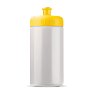Bidon Sportowy  Bio 500ml podstawowa Biały / żółty
