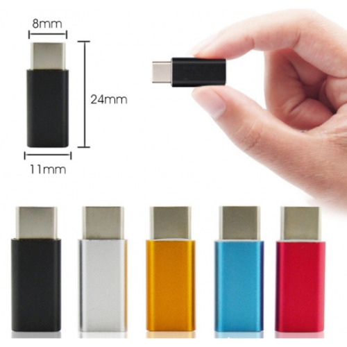 Adapter USB TYP-C/micro USB multicolour EG 0213MC (3)