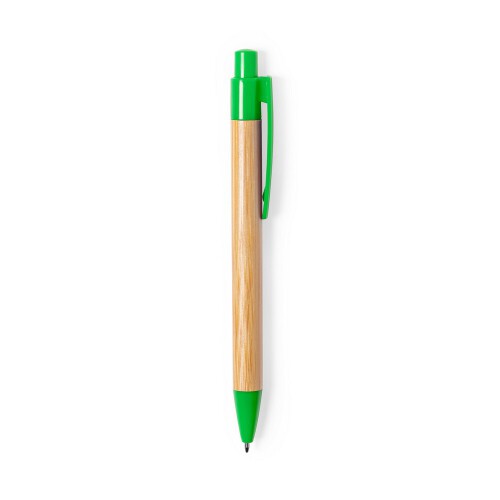 Bambusowy długopis zielony V1992-06 (3)