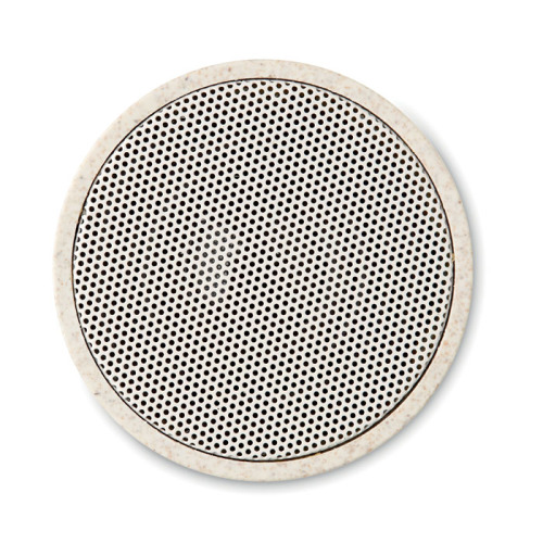 Głośnik ze słomy pszenicy/ABS Beżowy MO9995-13 (2)