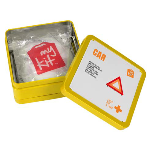 MyKit samochodowa apteczka pierwszej pomocy w puszce Żółty 1Z263211 (3)