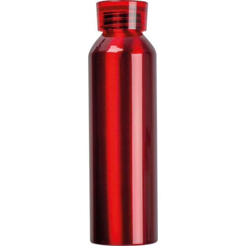 Butelka z aluminium z recyklingu CORK 600 ml Czerwony 424705 (3)