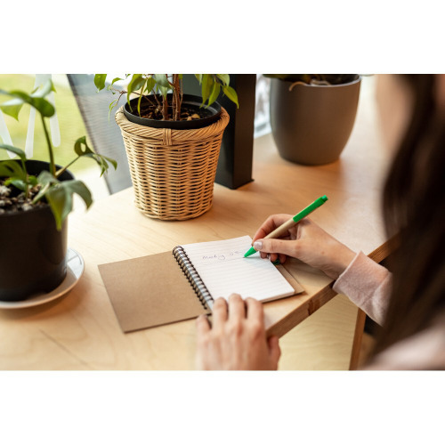 Notatnik A6 z długopisem | Sidney Czarny V9000-03 (3)