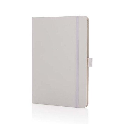 Notatnik A5 Sam, skóra z recyklingu Biały P774.603 (6)