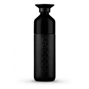 Butelka termiczna ze słomką Dopper Insulated (580 ml) - Blazing Black x Flip Straw - Black