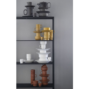 Kubek do herbaty COFFEE & MORE 2-szt, ż&oacute;łty