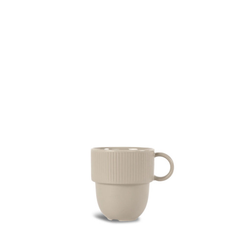 Kubek z uchem INKA, beżowy Beżowy 5018531- 
