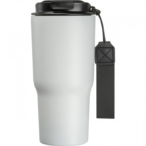 Kubek termiczny 550 ml ze stali z recyklingu DANA Biały 8523906 (4)