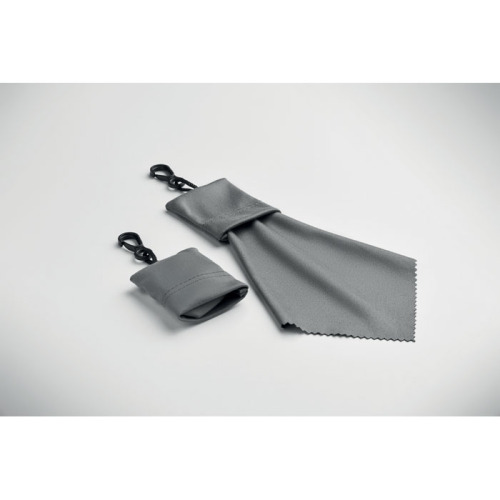 Ściereczka czyszcząca RPET Szary MO2813-07 (4)