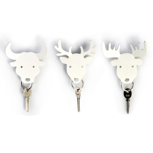 Wieszak na klucze Byk Biały QL10152-WH (1)