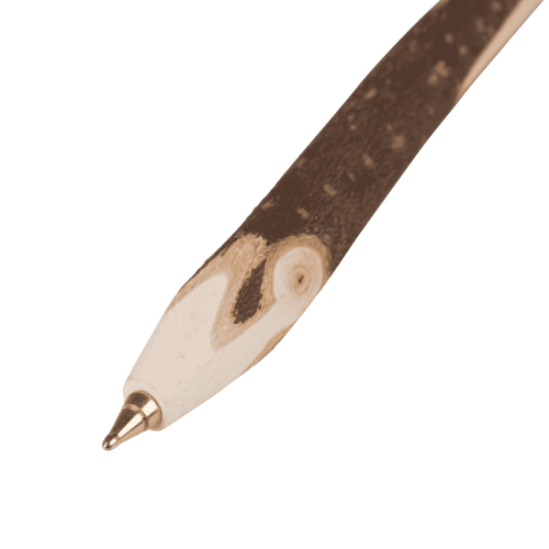Drewniany długopis z motywem gałęzi Drewniany MEMO02 (1)