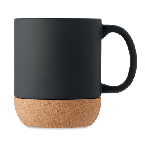 Ceramiczny kubek z korkiem czarny MO6839-03 (2)