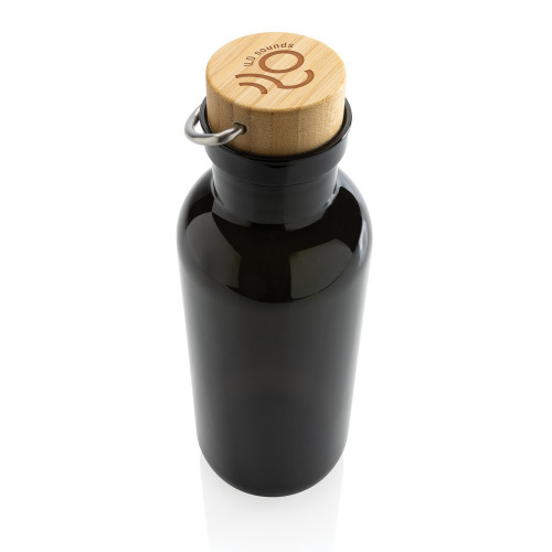 Butelka sportowa 680 ml z RPET Czarny P433.261 (4)
