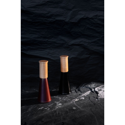 Młynek do soli i pieprzu GURKEN, średni, czarny/brązowy Czarny/Brązowy 5018623- (5)