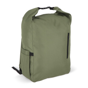 Plecak z klamrą R-PET 600D Rolltop 20L Oliwkowa zieleń